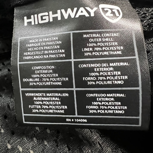 NWT Highway 21 Mesh Turbine Motorcycle Jacket - Picture 9 of 16